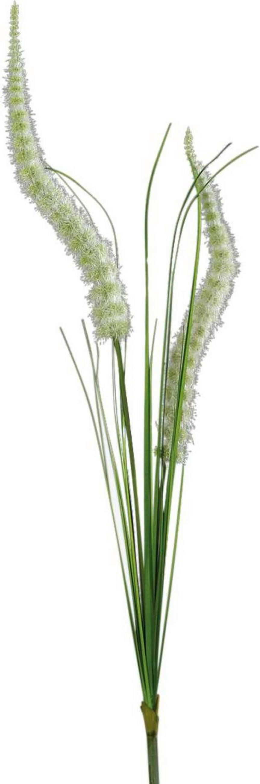 DEKOGRAS - Weiß/Grün, Basics, Kunststoff (133cm)