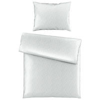 BETTWÄSCHESET Satin 165/210 cm  65 cm/100 cm  - Hellgrün, Natur, Textil (165/210cm) - Bio:Vio