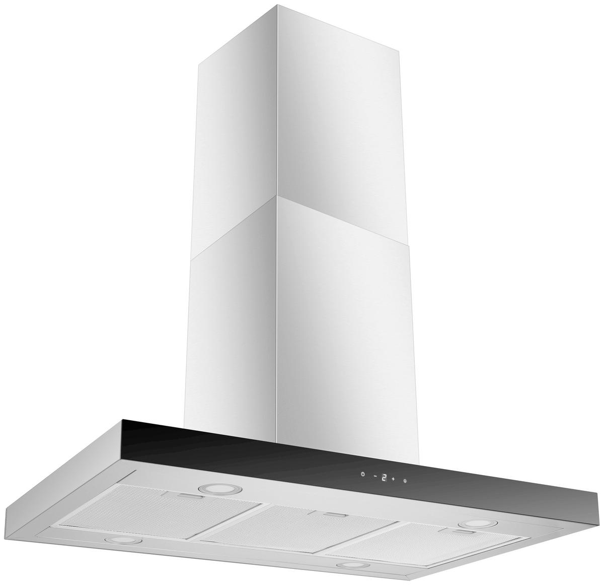 DUNSTABZUGSHAUBE CH44199IX-21  - Edelstahlfarben, Trend, Glas/Metall (89,5/65/60cm) - Respekta