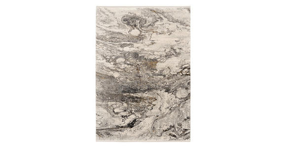 WEBTEPPICH 67/130 cm Lille Grau, Goldfarben - Goldfarben/Grau, Design, Textil (67/130cm) - Dieter Knoll