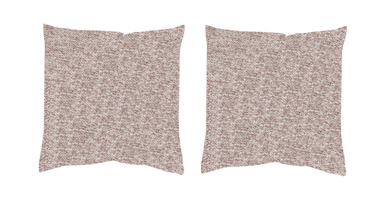 KISSENHÜLLEN-SET FJELLA 40/40 cm  - Hellrosa, Basics, Textil (40/40cm)