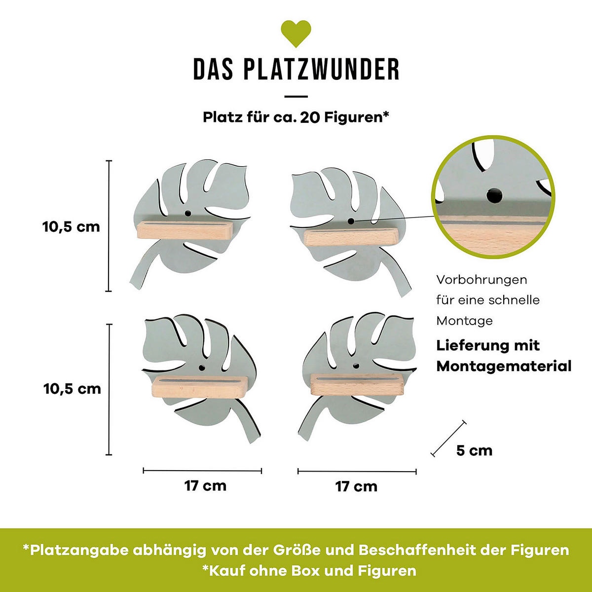 KINDERREGAL  - Grau, Modern, Holzwerkstoff (10/17/5cm) - MID.YOU