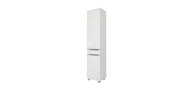 HOCHSCHRANK 40/180/35 cm - Edelstahlfarben/Silberfarben, KONVENTIONELL, Holzwerkstoff/Kunststoff (40/180/35cm) - Xora
