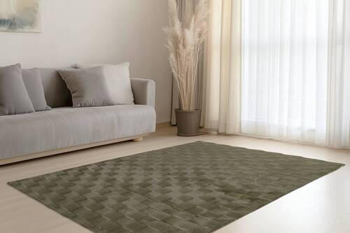 TKANI TEPIH  šumsko zelena     - šumsko zelena, Osnovno, tekstil/plastika (160/230cm)