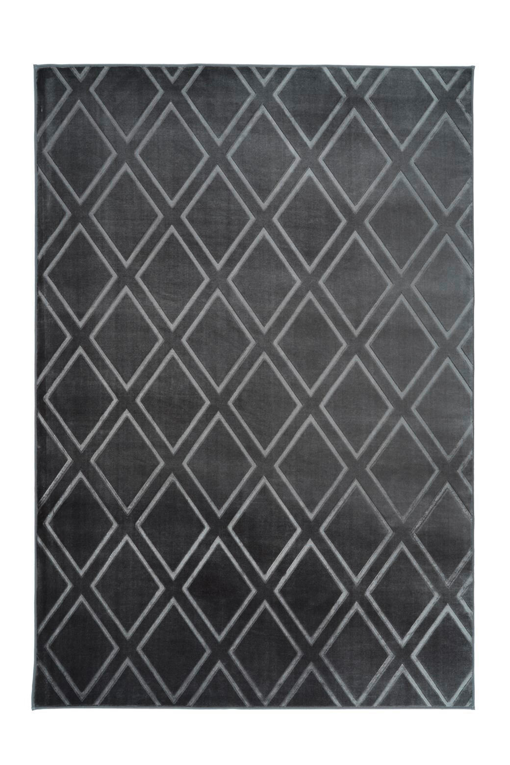 FLACHWEBETEPPICH 200/290 cm Monroe 300 Anthrazit Anthrazit  - Anthrazit, KONVENTIONELL, Kunststoff/Textil (200/290cm)