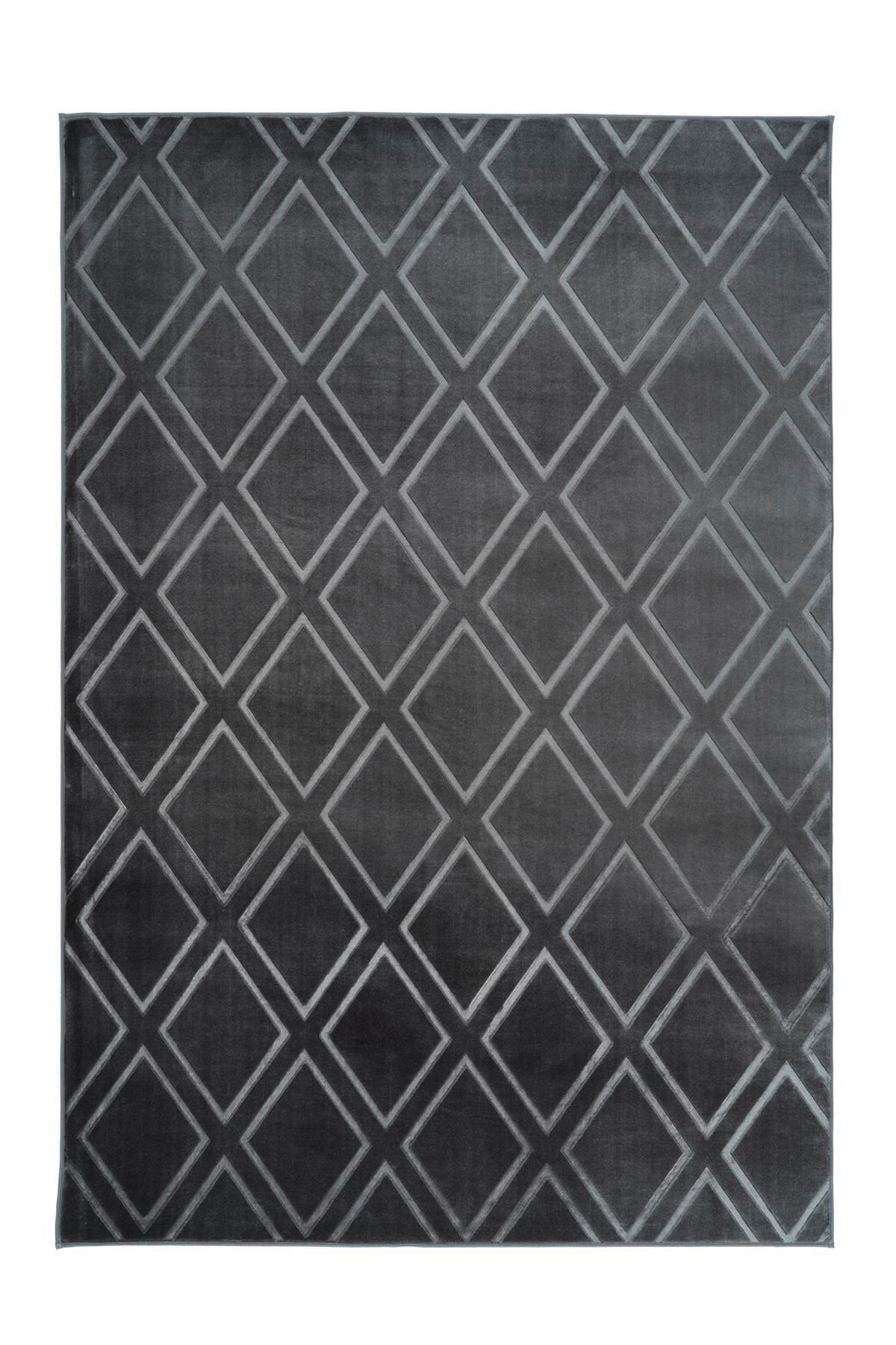 FLACHWEBETEPPICH 160/230 cm Monroe 300 Anthrazit Anthrazit  - Anthrazit, KONVENTIONELL, Kunststoff/Textil (160/230cm)