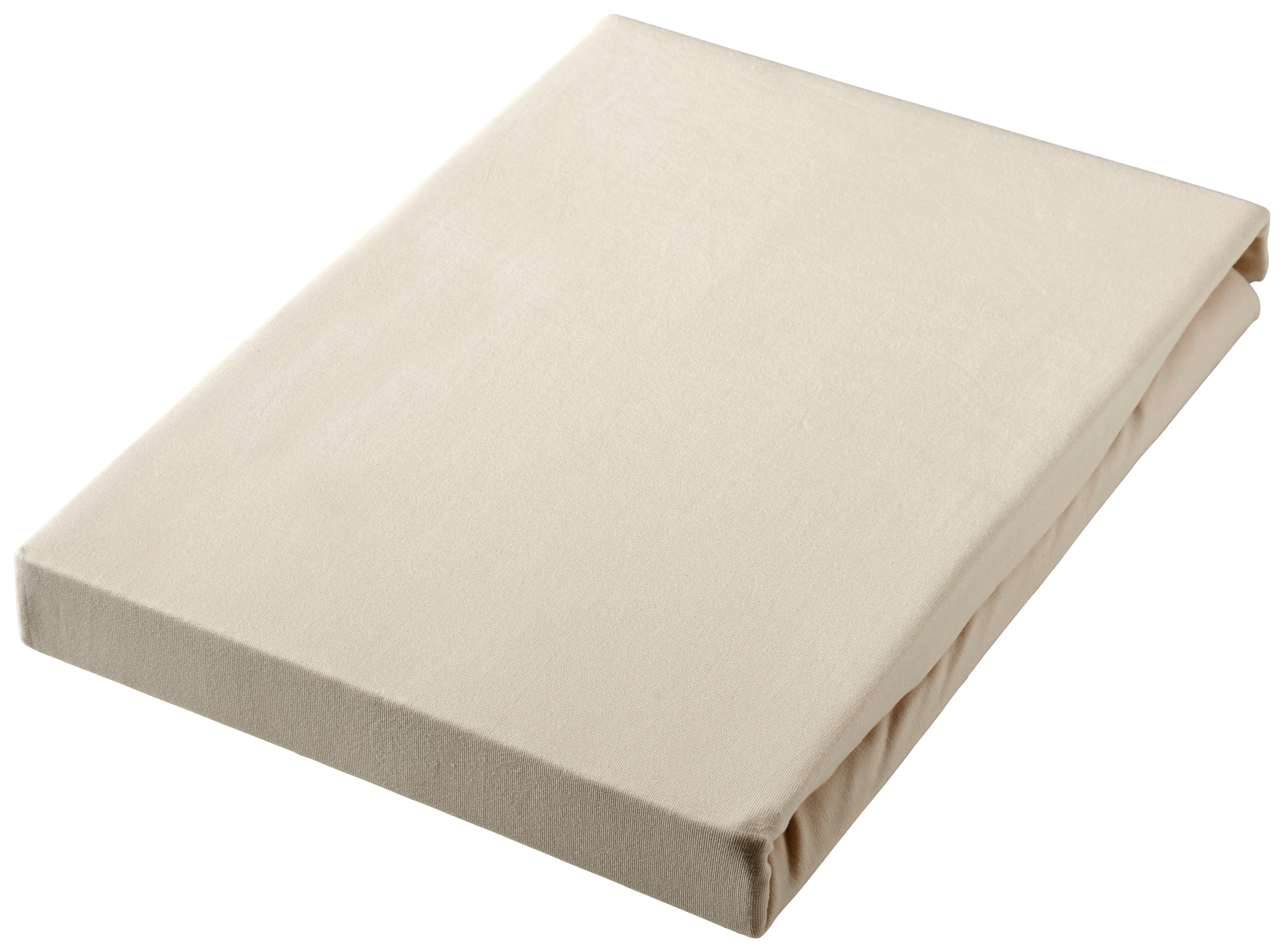 SPANNLEINTUCH 90-100/190-200 cm Jersey  - Beige, Basics, Textil (90-100/190-200cm) - Novel