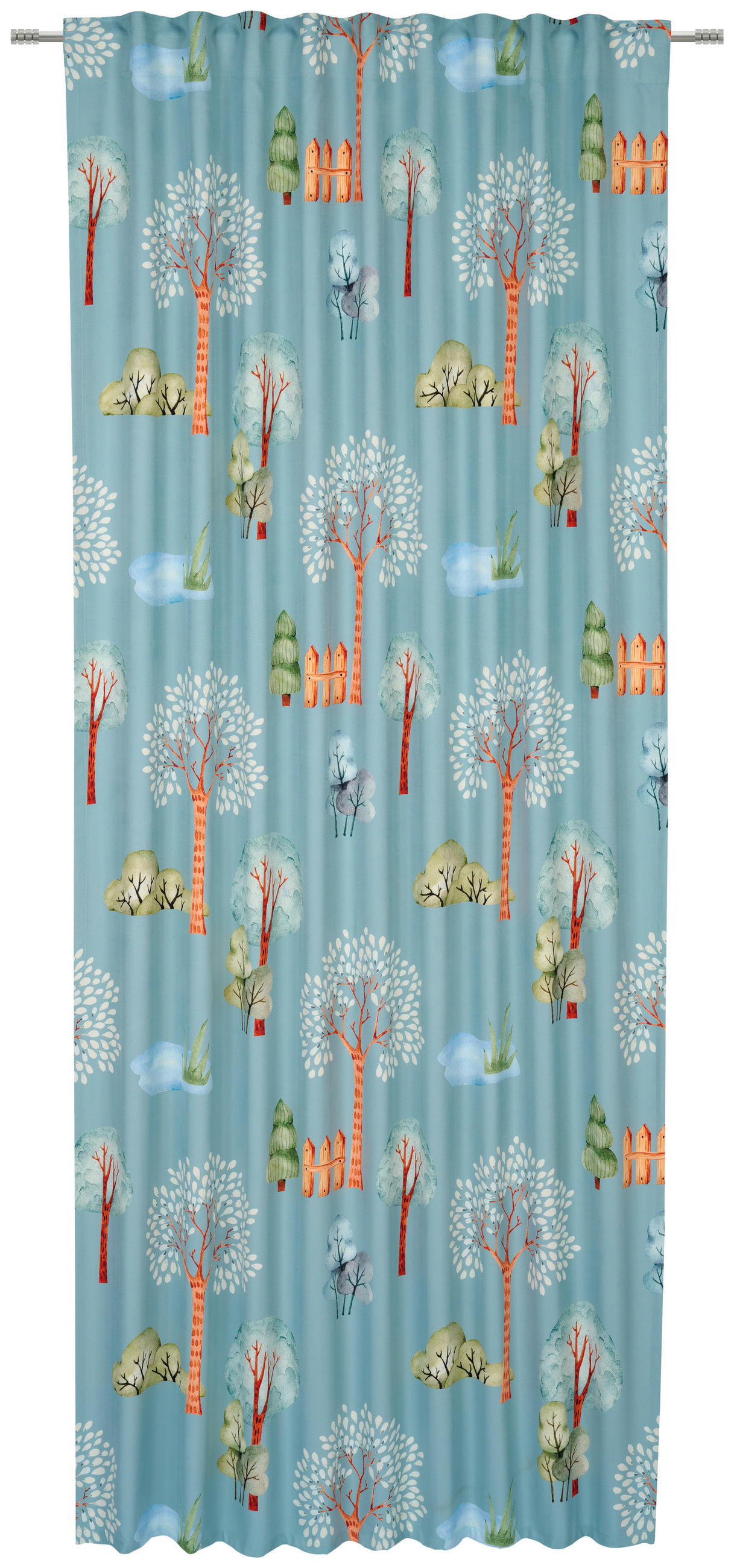 KINDERVORHANG blickdicht  140/245 cm  - Blau, KONVENTIONELL, Textil (140/245cm) - Ben'n'jen