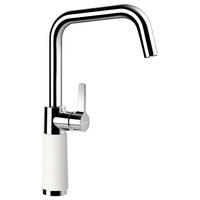 KÜCHENARMATUR 556000POL  - Chromfarben/Weiß, Basics, Stein/Metall (19/35/5,2cm) - Schock