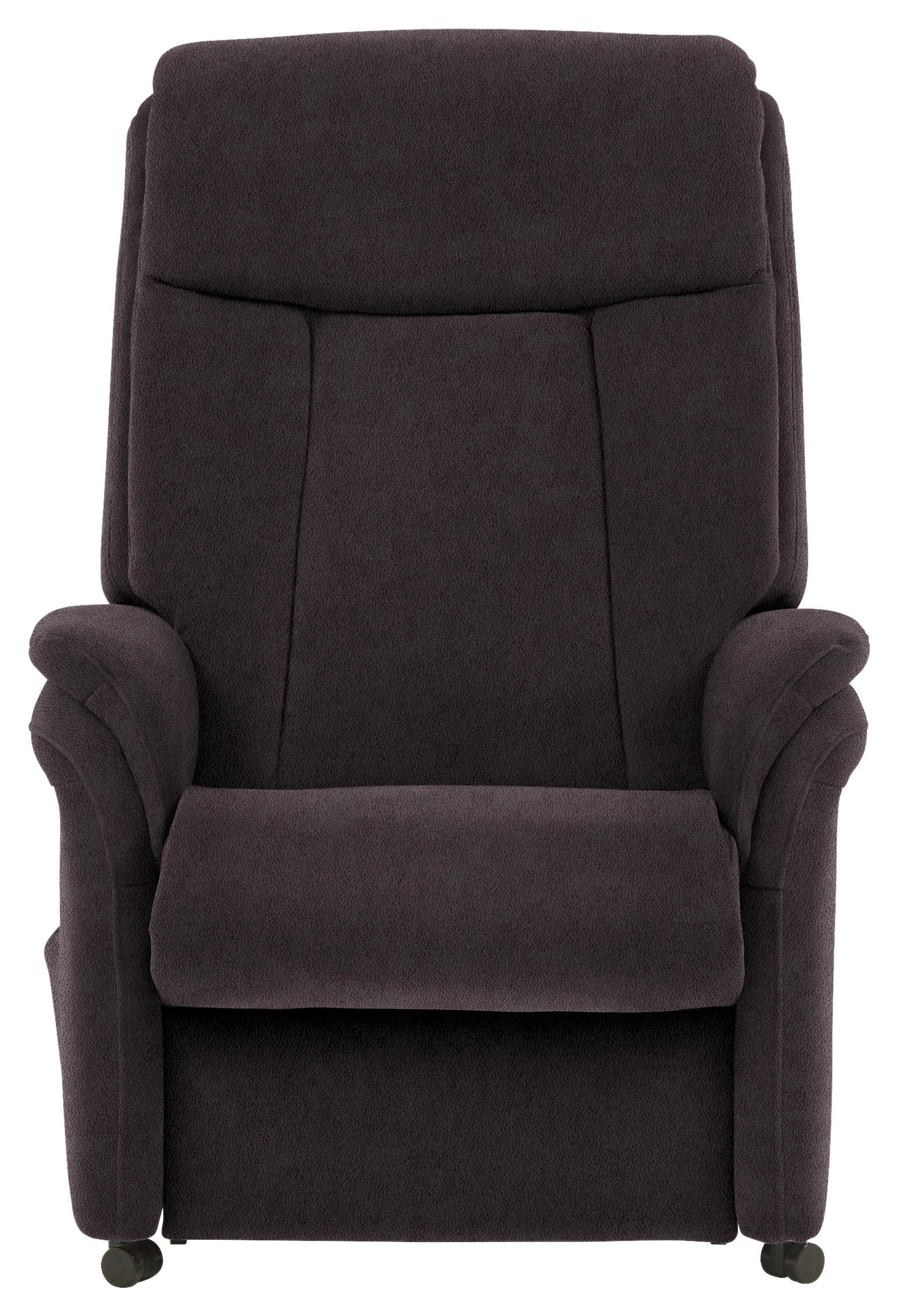 FERNSEHSESSEL in Mikrofaser Dunkelbraun  - Dunkelbraun, KONVENTIONELL, Kunststoff/Textil (74/107/84cm) - Valdera