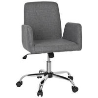 DREHSTUHL  in Flachgewebe Grau  - Chromfarben/Grau, MODERN, Kunststoff/Textil (54/95/44cm) - MID.YOU