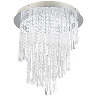 LED-DECKENLEUCHTE Cincinati 45/55 cm  - Chromfarben, Trend, Kunststoff/Metall (45/55cm) - Novel