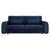 SCHLAFSOFA in Cord, Feincord Dunkelblau  - Schwarz/Dunkelblau, Konventionell, Kunststoff/Textil (240/83/116cm) - Carryhome