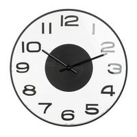 ZIDNI SAT         - crna, Basics, metal (4.5/40cm)