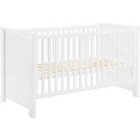 GITTERBETT Julija  - Weiß, Trend, Holz (147/85/80cm) - My Baby Lou
