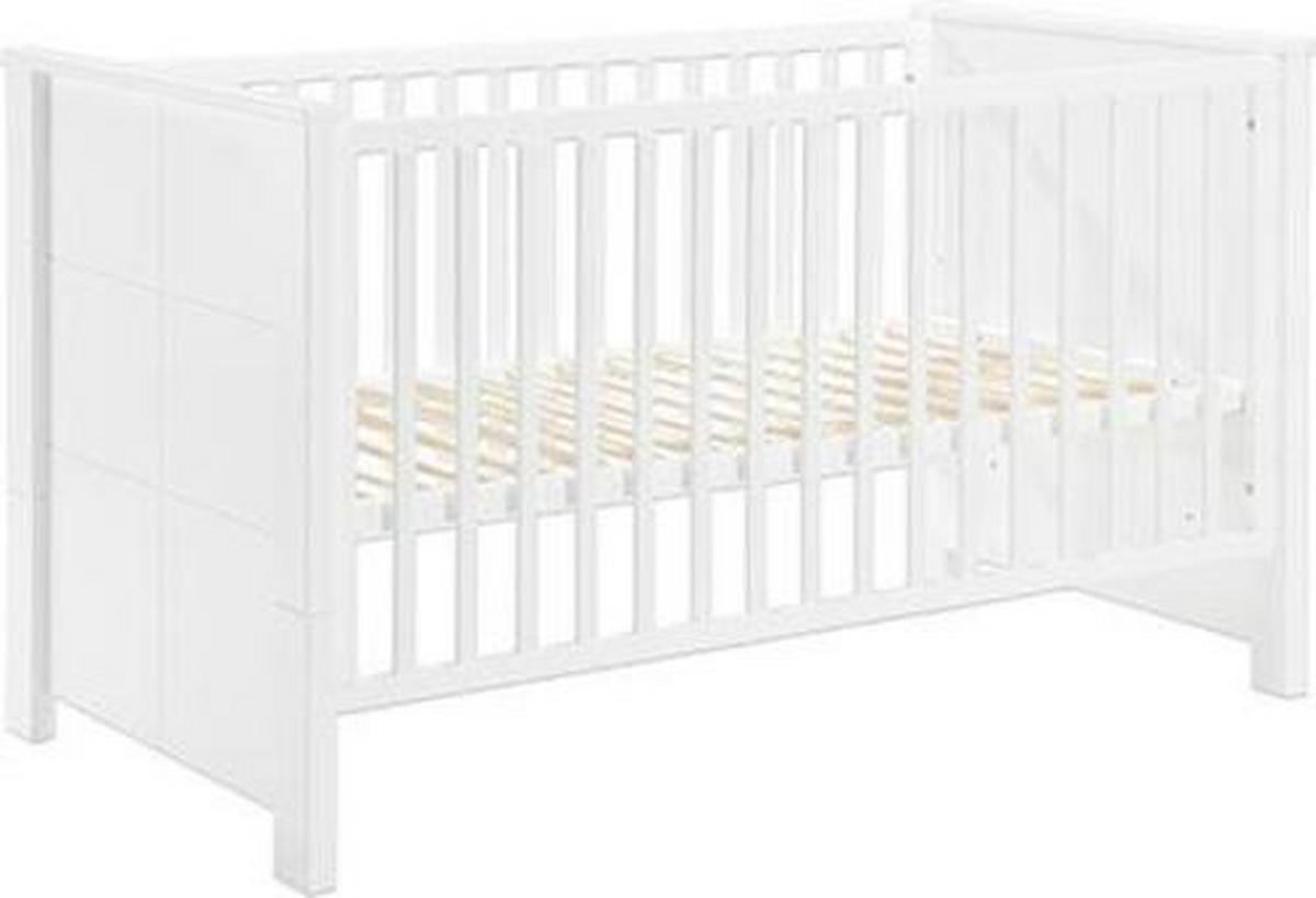 GITTERBETT Julija  - Weiß, Trend, Holz (147/85/80cm) - My Baby Lou