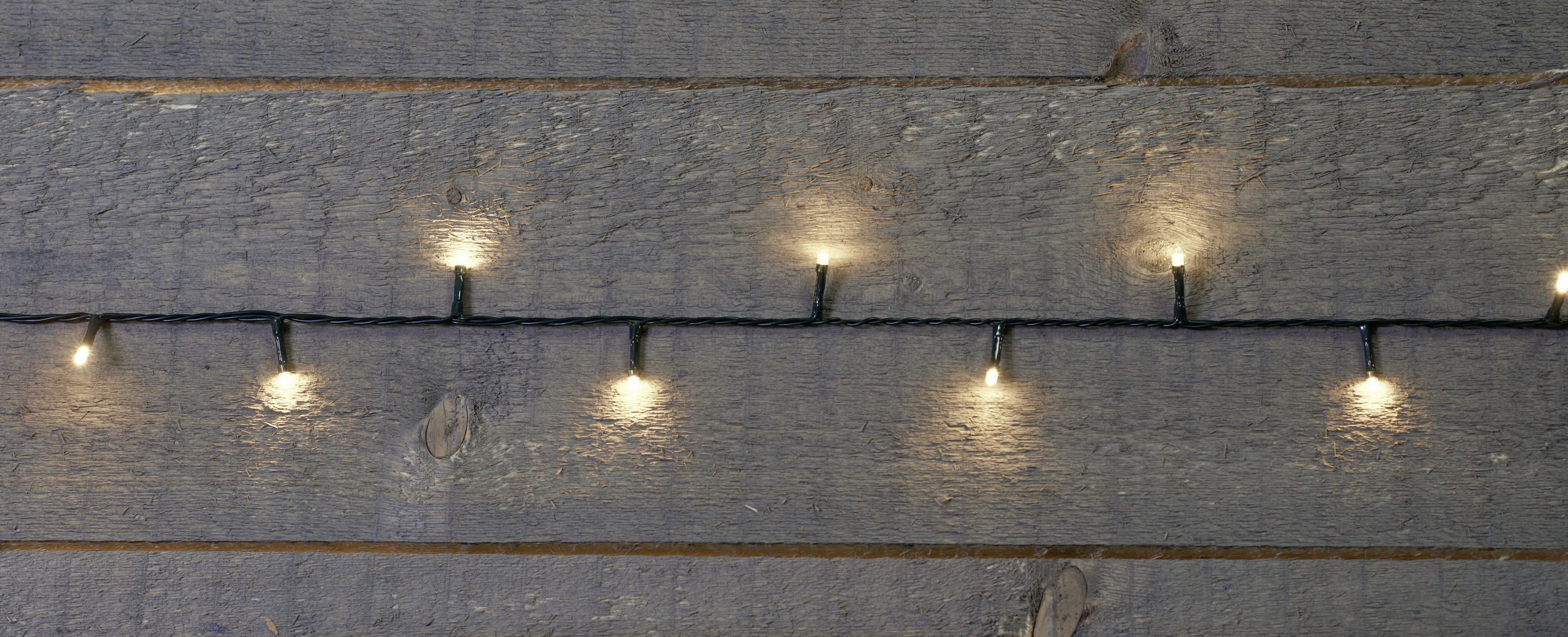 Lichterkette mit 100 LED´s 750 cm  - Schwarz, Basics, Kunststoff (750cm) - X-Mas