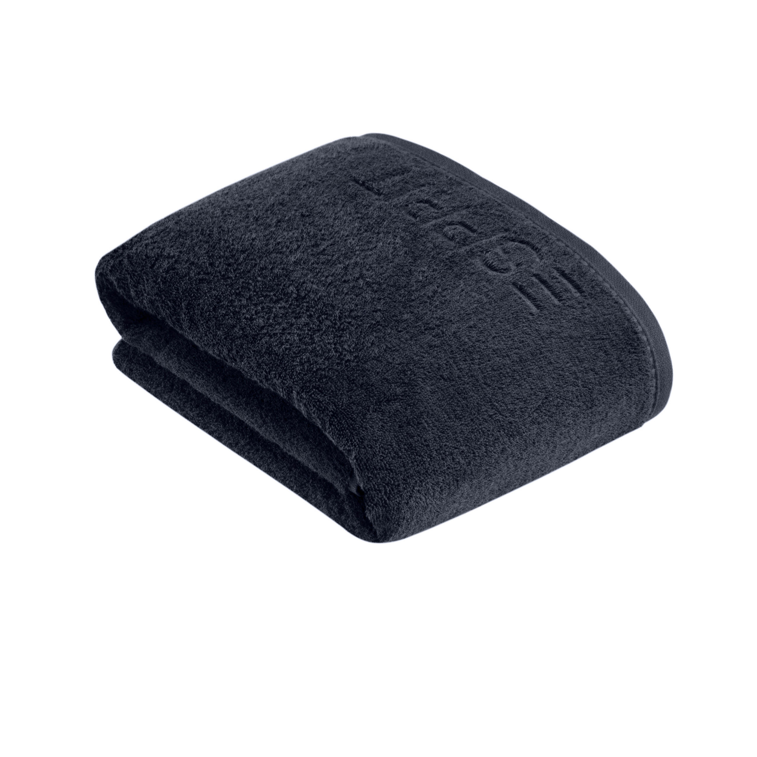 BADETUCH Solid Blau 150/100 cm  - Blau, KONVENTIONELL, Textil (150/100cm) - Vossen
