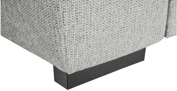 ECKSOFA Grau Struktur - Schwarz/Grau, Design, Kunststoff/Textil (284/205cm) - Xora