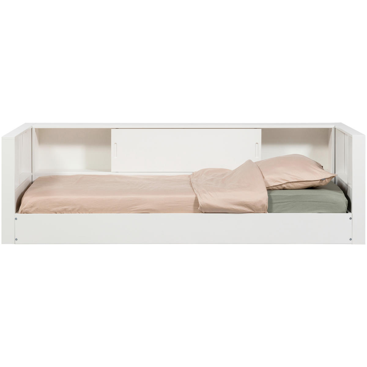 BODENBETT. - Weiß, Basics, Holz (90/200cm) - MID.YOU