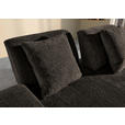 SCHLAFSOFA  in Chenille Anthrazit  - Anthrazit/Schwarz, KONVENTIONELL, Kunststoff/Textil (235-255/80/116-138cm) - Carryhome
