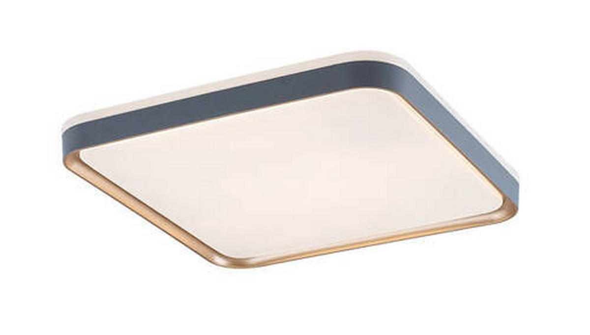STROPNÍ LED SVÍTIDLO, 39,5/5/39,5 cm - Basics, kov/plast (39,5/5/39,5cm)