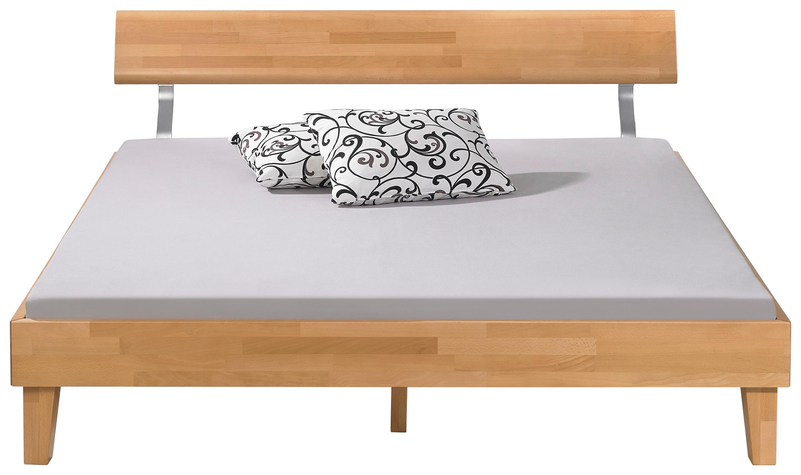 BETT 180/200 cm  in Buchefarben   - Buchefarben, Design, Holz (180/200cm) - Hasena