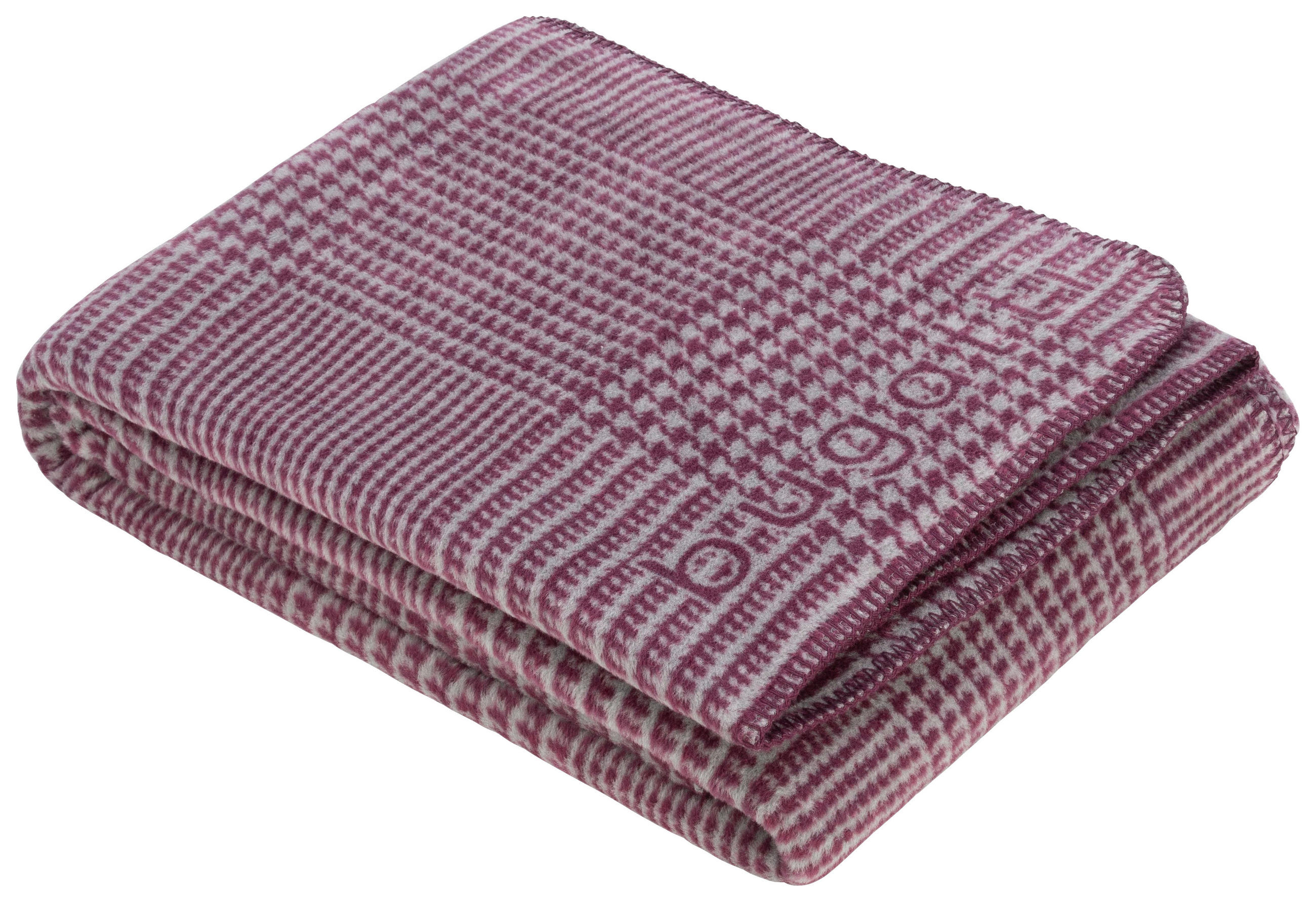 DECKE 3530 Lila 150/200 cm  - Lila, KONVENTIONELL, Textil (150/200cm) - Bugatti