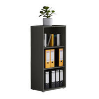 AKTENREGAL 44,1/113,6/33 cm  - Anthrazit/Schwarz, LIFESTYLE, Holzwerkstoff (44,1/113,6/33cm) - MID.YOU