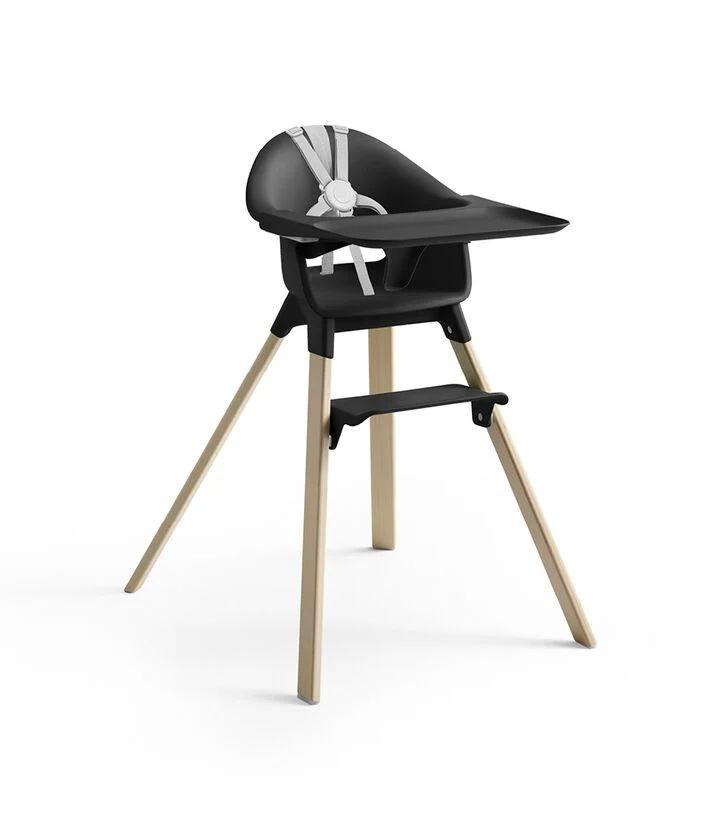 HOCHSTUHL Clikk  - Schwarz/Naturfarben, Design, Holz/Kunststoff (56/82,5/69cm) - Stokke