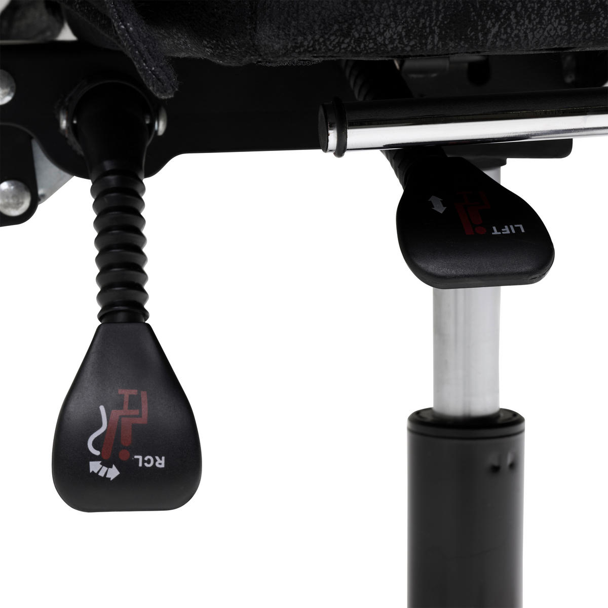 CHEFSESSEL Mikrofaser Schwarz  - Schwarz, Modern, Kunststoff/Textil (64/114/122/72cm) - MID.YOU