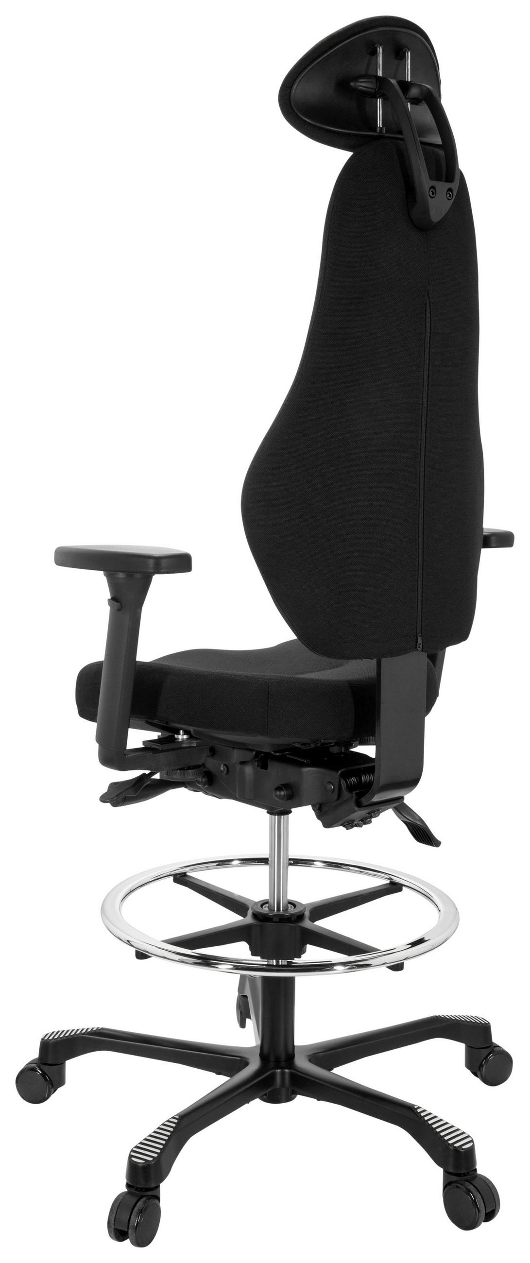SNURRSTOL  i flatväv svart  - svart, Basics, metall/textil (70/126/54cm) - MID.YOU