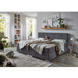 BOXSPRINGBETT 240/200 cm  in Grau  - Chromfarben/Grau, KONVENTIONELL, Holz/Holzwerkstoff (240/200cm) - Carryhome