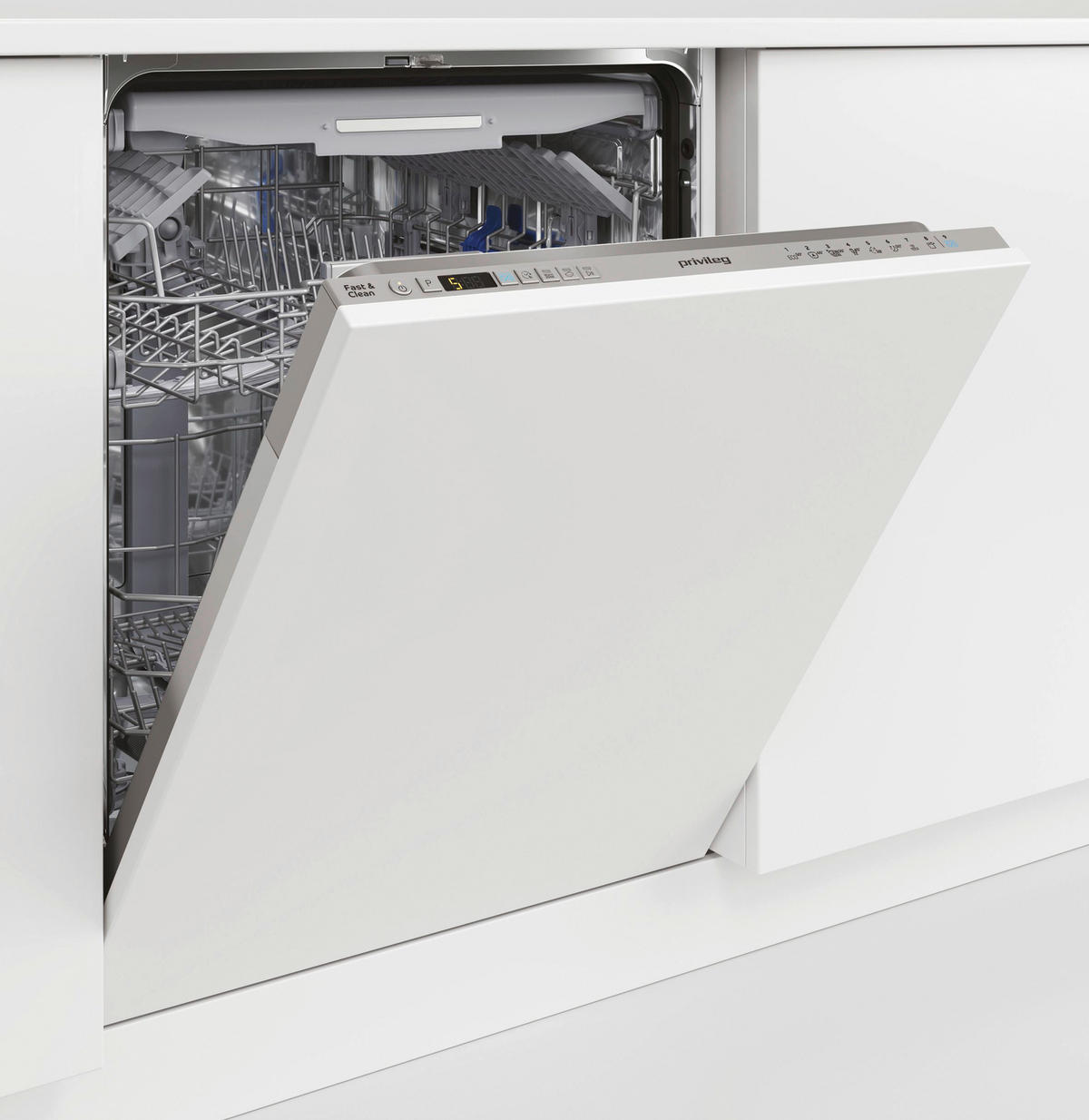 GESCHIRRSPÜLER RCIO3T131AFES  - Edelstahlfarben, Basics, Kunststoff/Metall (82/55,5/59,8cm) - Privileg