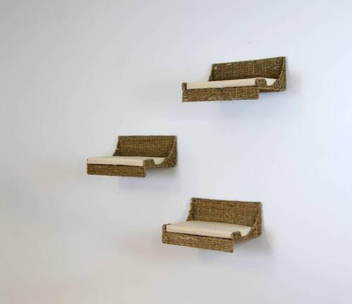 WANDMULDE - Naturfarben, Naturmaterialien/Metall (40/25/15cm)