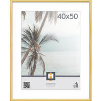 BILDERRAHMEN - Goldfarben, Basics, Glas/Kunststoff (40/50cm)