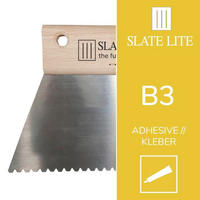 ZAHNSPACHTEL - Silberfarben/Tannenholzfarben, Basics, Holz/Metall (18/14,5cm)