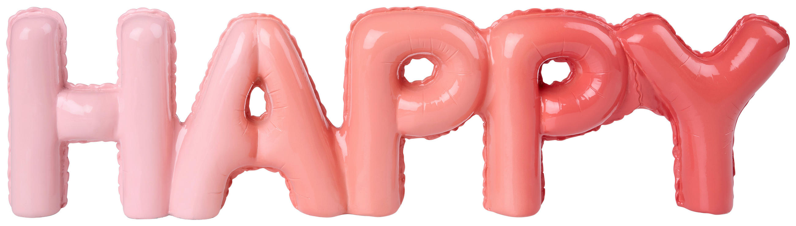 DEKORATIVNI NAPIS - pink, Trendi, umetna masa (44,5/4,5/12cm) - Ambia Home