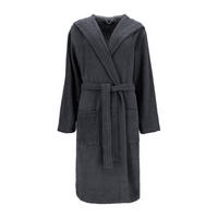 BADEMANTEL Samu XS Unisex  - Grau, Design, Textil (XSnull) - Vossen