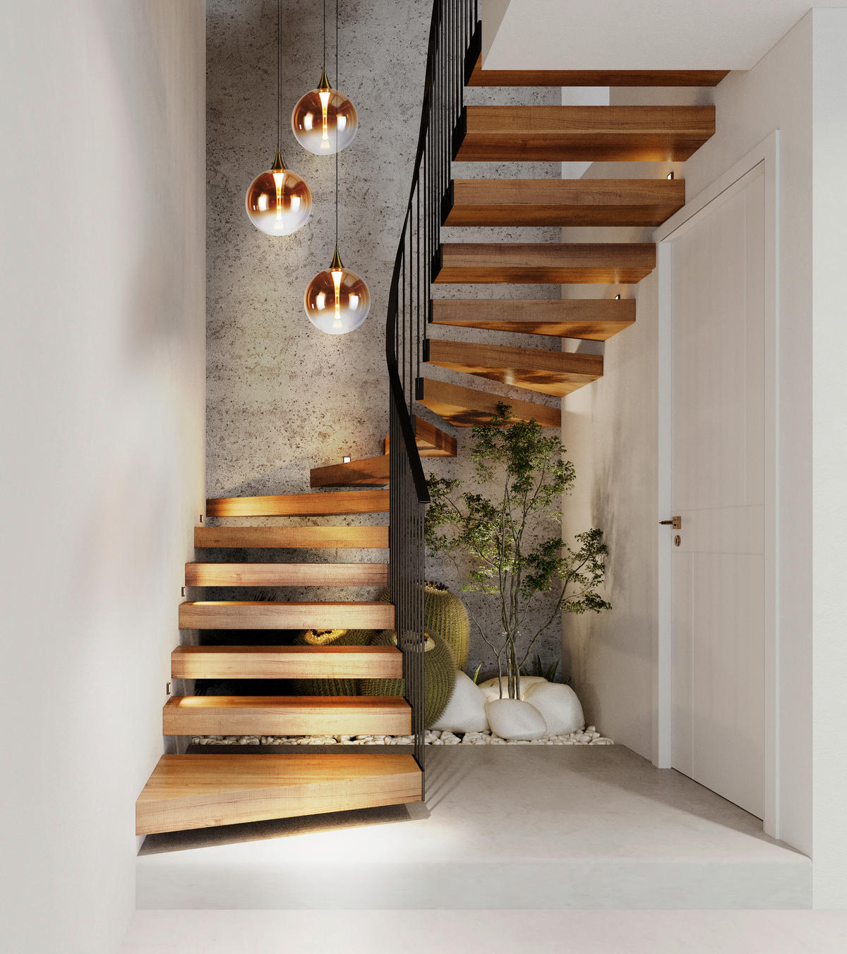 Lustră 16/150 cm  - culoare chihlimbar/negru, Basics, sticlă/metal (16/150cm)