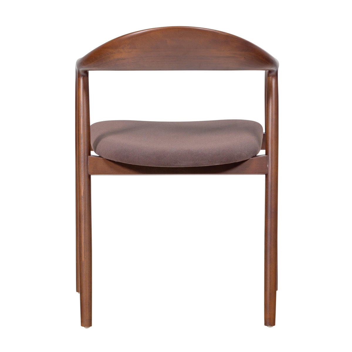 ARMLEHNSTUHL-SET 2 Stück  Samt  Braun  - Braun, MODERN, Holz/Textil (57/79/53cm) - Livetastic
