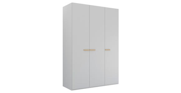 DREHTÜRENSCHRANK 151/235/60 cm 3-türig Grau - Grau, Trend, Holz/Holzwerkstoff (151/235/60cm) - Novel