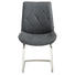SCHWINGSTUHL Lederlook Edelstahlfarben, Schwarz - Edelstahlfarben/Schwarz, Design, Textil/Metall (51,50/92,50/61cm) - Novel