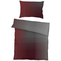BETTWÄSCHE Makosatin 200/220 cm  - Dunkelrot, KONVENTIONELL, Textil (200/220cm) - Kaeppel
