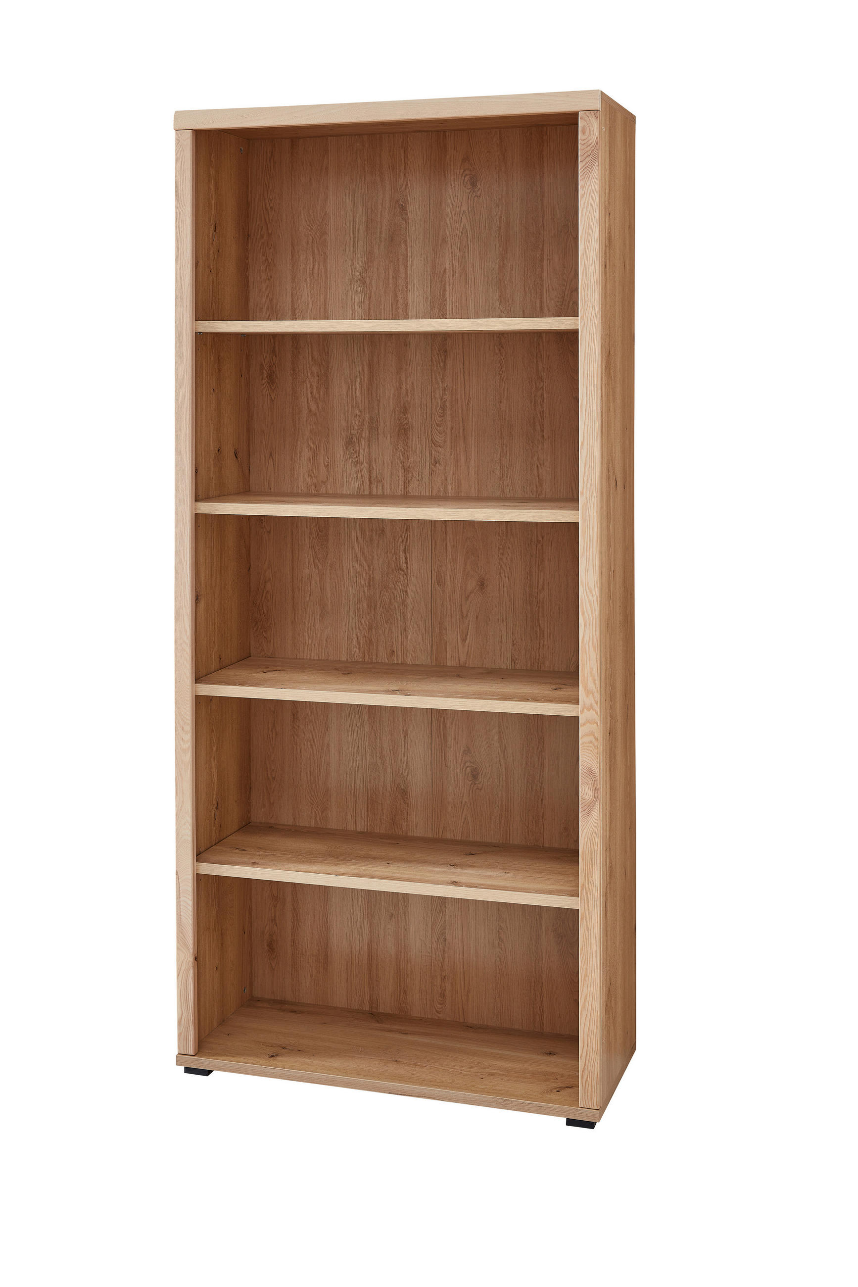 AKTENREGAL Eiche Artisan  - Schwarz/Eiche Artisan, MODERN, Holzwerkstoff (90/203/38cm) - MID.YOU