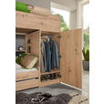 ETAGENBETT 90/200 cm Eiche Artisan  - Eiche Artisan, Design, Holzwerkstoff (90/200cm) - Xora
