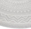UTOMHUSMATTA Visby  - vit/silver, Design, textil (120cm) - Novel