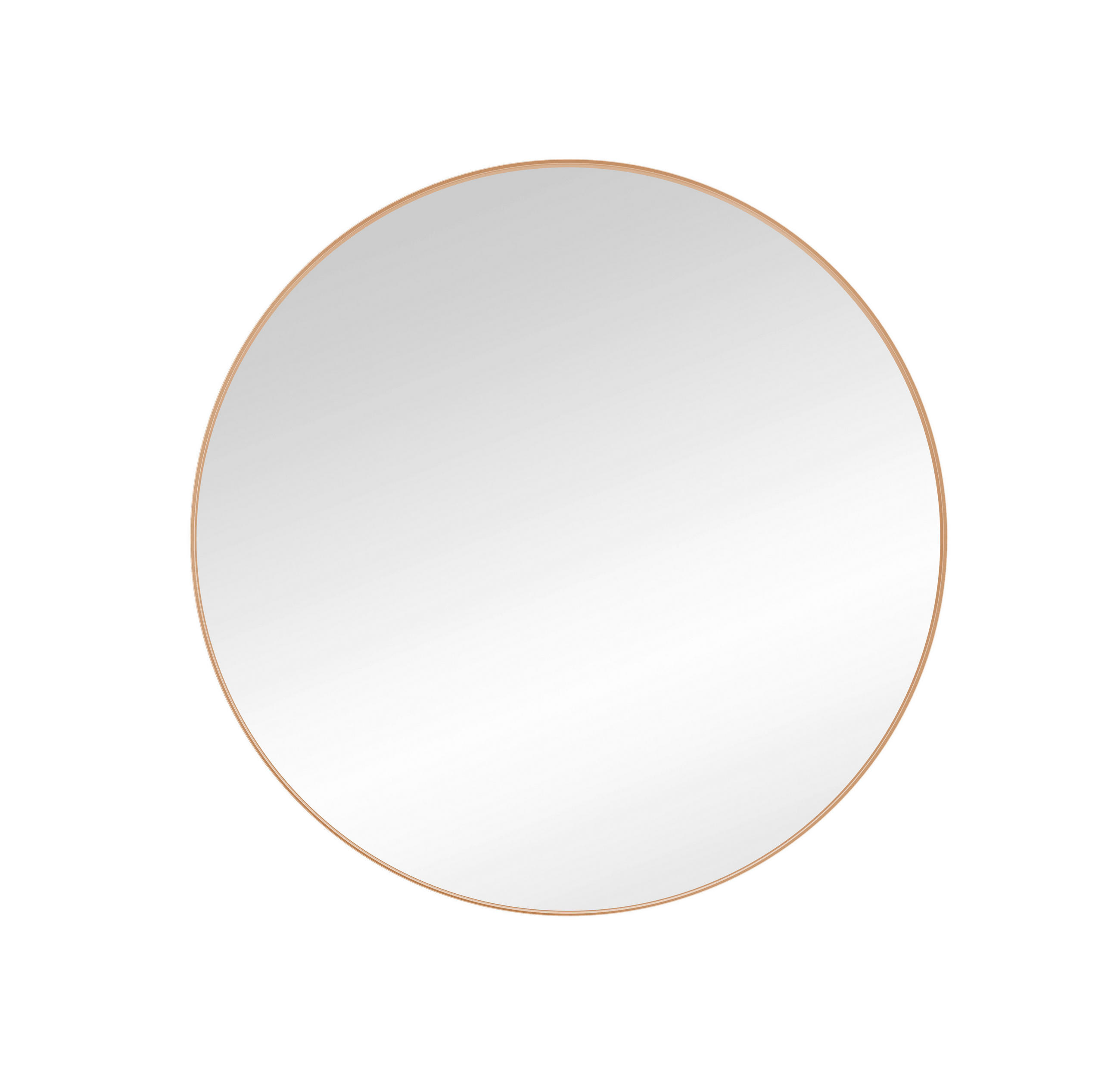 WANDSPIEGEL Goldfarben  - Goldfarben, MODERN, Glas/Metall (150/150/3cm) - Milino