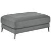 HOCKER Textil Grau  - Schwarz/Grau, Design, Textil/Metall (120/43/90cm) - Dieter Knoll