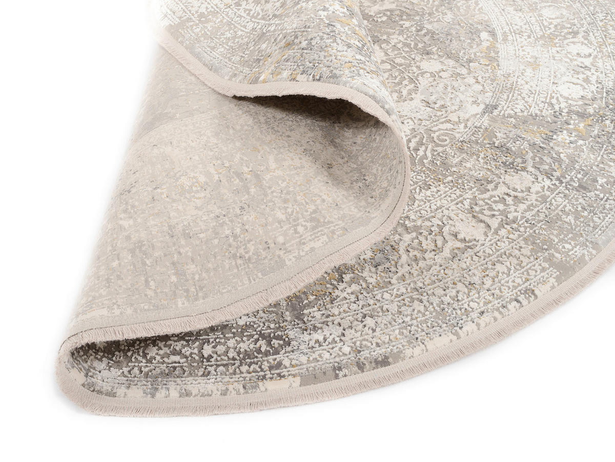 WEBTEPPICH 200 cm Avignon Grau, Hellgrau, Dunkelgrau  - Dunkelgrau/Hellgrau, Design, Textil (200cm) - Dieter Knoll